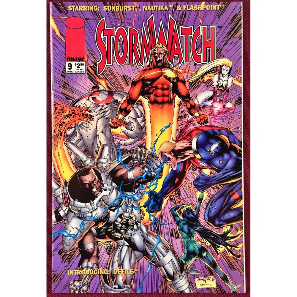 Stormwatch 9 Image Comics April 1993 Wildstorm Set 1 Chromium‎ Trading Cards